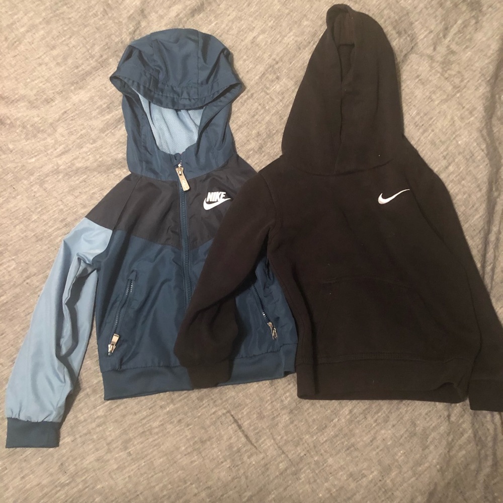 Nike hoodie and windbreaker